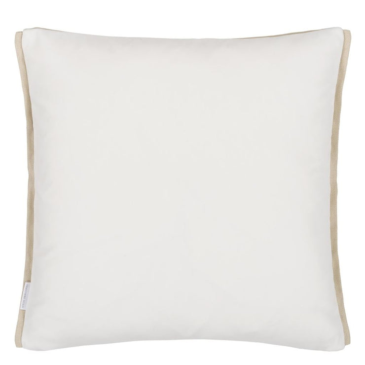 Designers Guild Varese Linen & Chalk Velvet Cushion