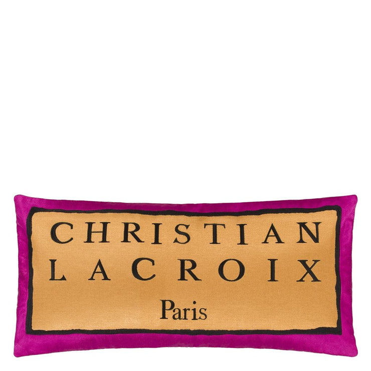 Christian Lacroix Couture! Rose Torero Cushion