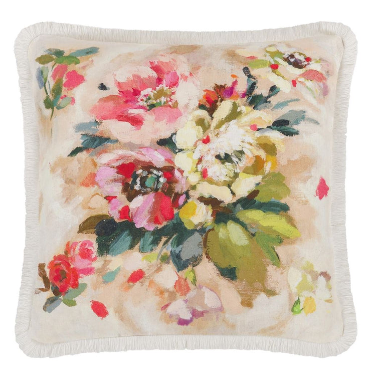 Designers Guild Giardino Di Rose Nasturtium Linen Cushion