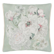 Designers Guild Fleur Blanche Eau De Nil Cotton Cushion