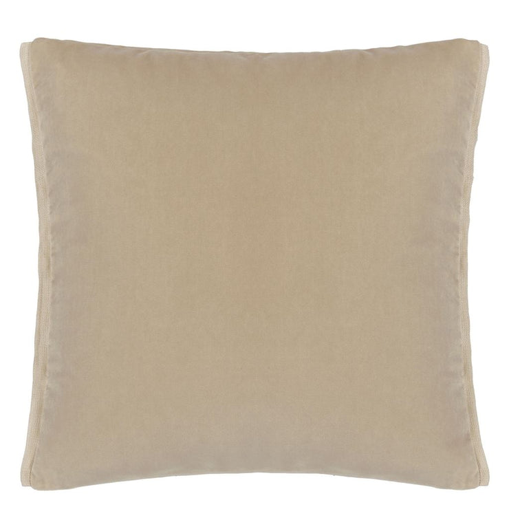 Designers Guild Varese Linen & Chalk Velvet Cushion