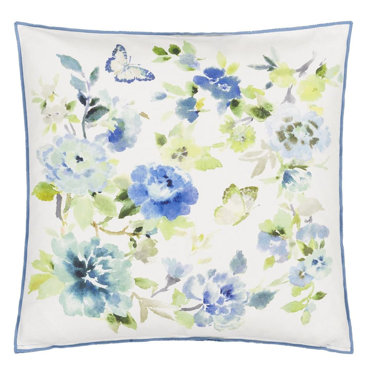Designers Guild Fiore D'acqua Delft Cotton Cushion