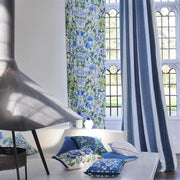 Designers Guild Eleonora Linen Cobalt Cushion