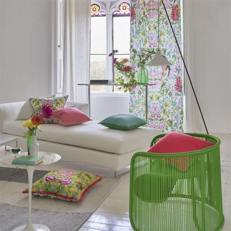 Designers Guild Eleonora Linen Fuchsia Cushion