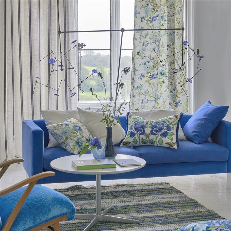 Designers Guild Fiore D'acqua Delft Cotton Cushion