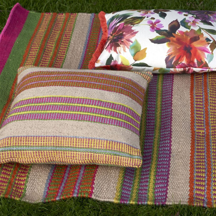 Designers Guild Mahakam Coral Outdoor Cushion