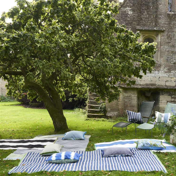 Designers Guild Muara Cobalt Outdoor Rug