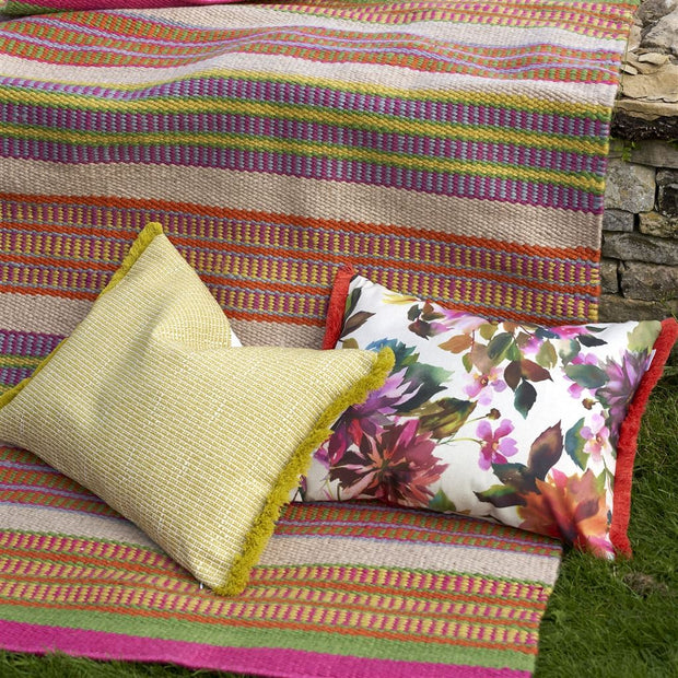 Designers Guild Manchu Fuchsia Outdoor Cushion