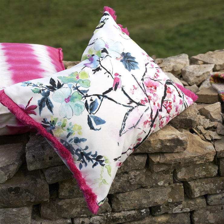 Designers Guild Chinoiserie Flower Peony Outdoor Cushion