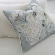 Designers Guild Fleur Blanche Platinum Cotton Cushion