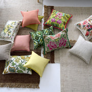 Designers Guild Foglia Decorativa Moss Cotton Cushion