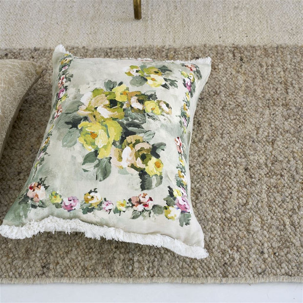 Designers Guild Ghirlanda Fenouil Linen Cushion
