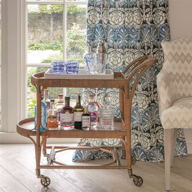 William Yeoward Ottoman Damask Indigo