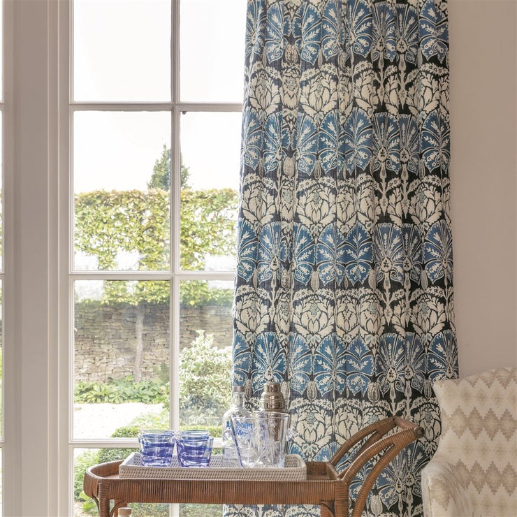 William Yeoward Ottoman Damask Indigo