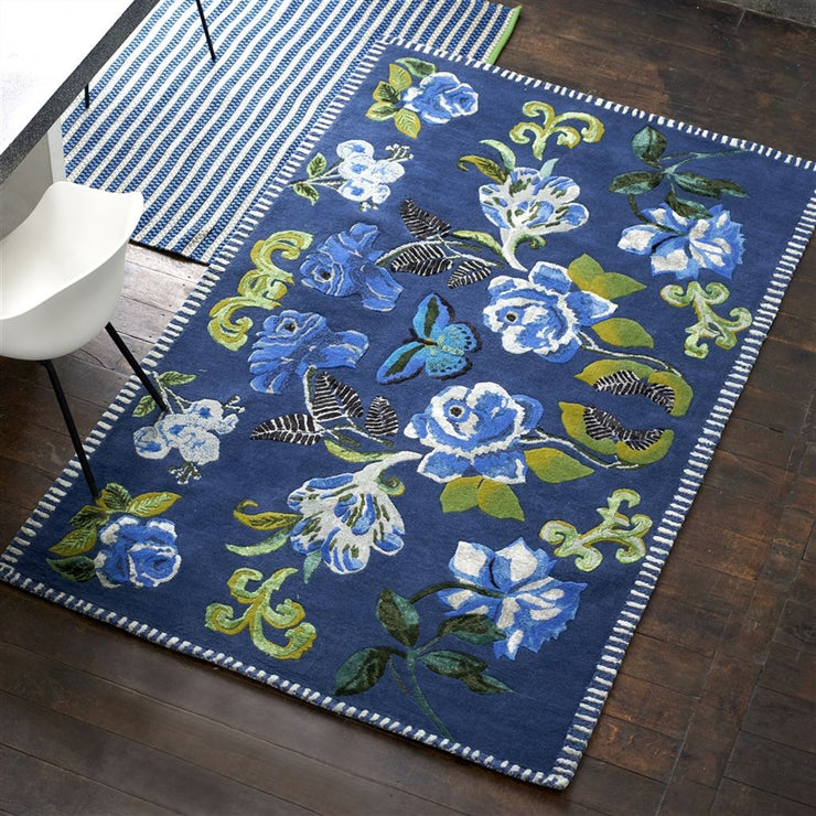 Designers Guild Eleonora Cobalt Rug
