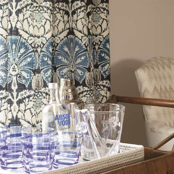 William Yeoward Ottoman Damask Indigo