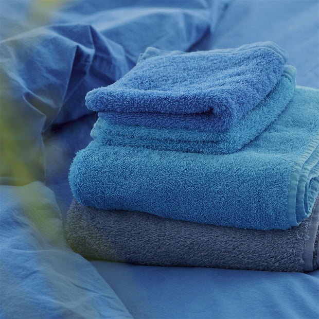 Designers Guild Loweswater Cobalt Towels