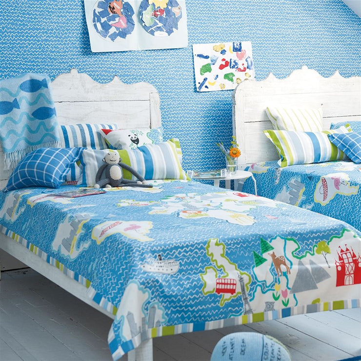 Designers Guild Kids Sweetpea Stripe - Cobalt