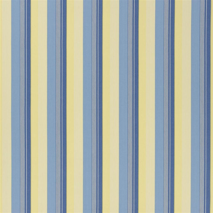 Greenport Stripe (pm)- Blue/cream