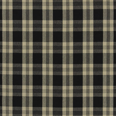 Mill Pond Check - Black/linen