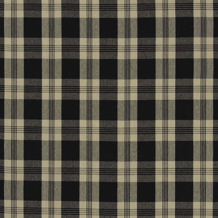 Mill Pond Check - Black/linen