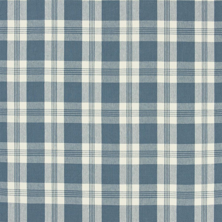 Mill Pond Check - Chambray/cream