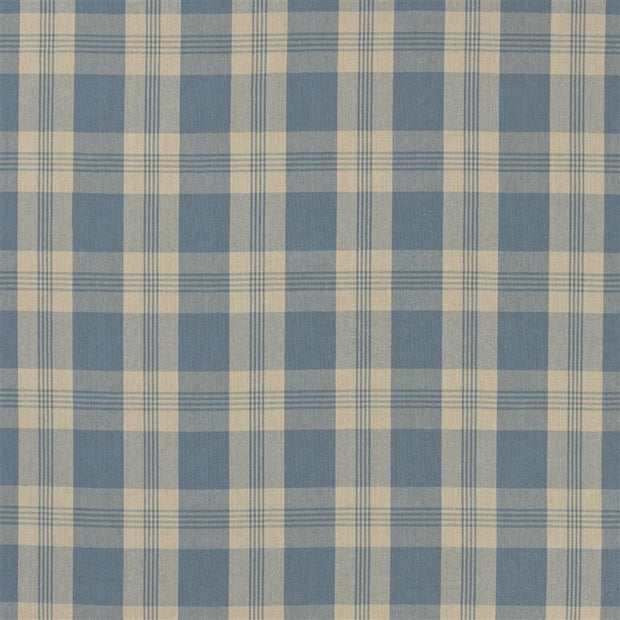 Mill Pond Check - Chambray/linen