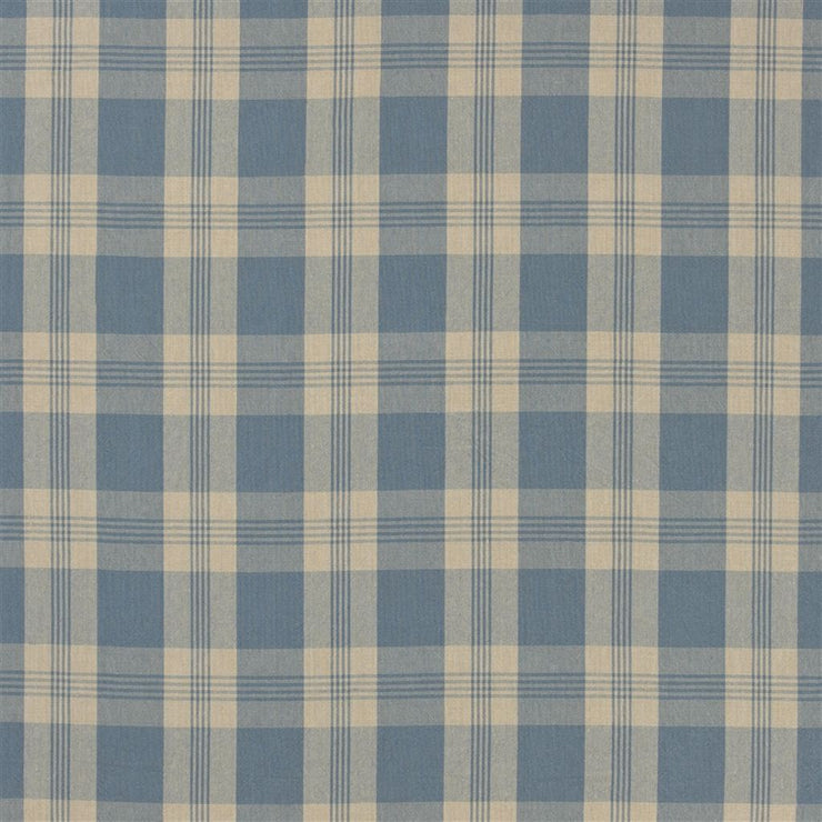 Mill Pond Check - Chambray/linen
