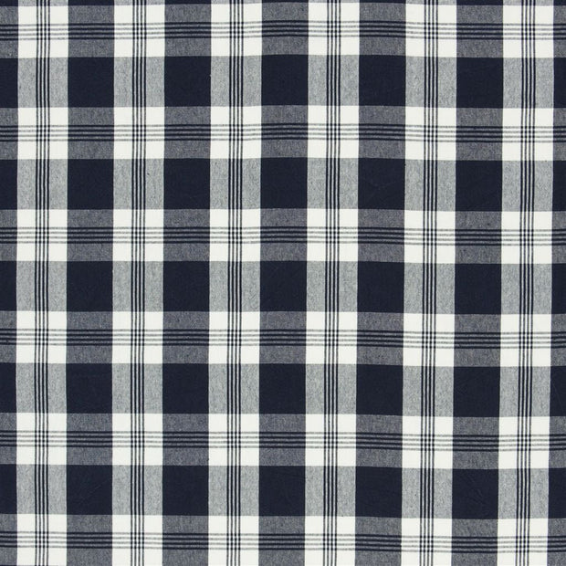 Mill Pond Check - Navy/white