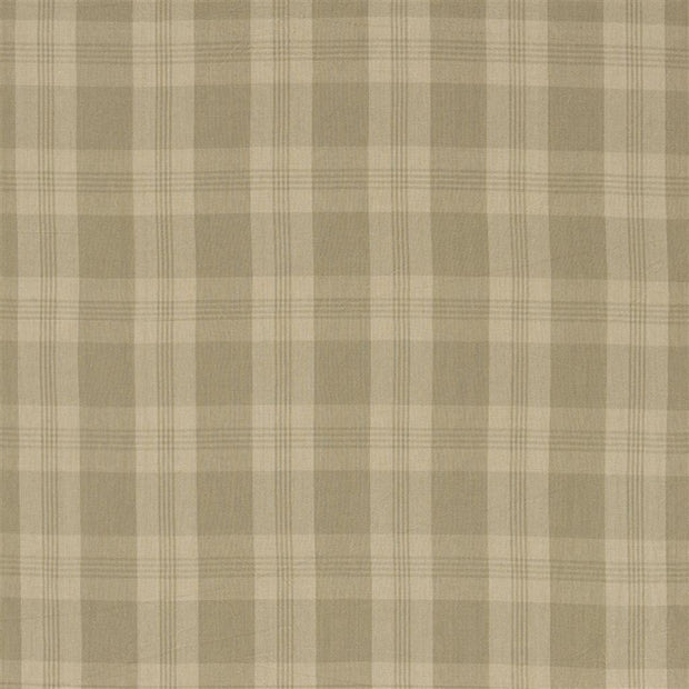 Mill Pond Check - Stone/linen