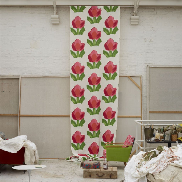 Howard Hodgkin Large Flower - Crimson