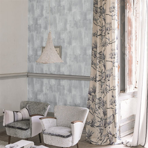 Designers Guild Shangri-La Lino - Graphite