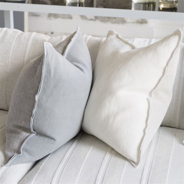 Designers Guild Brera Lino Alabaster Linen Cushion