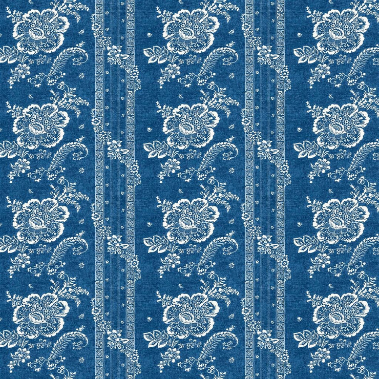 Batik Florette - Vintage Blue