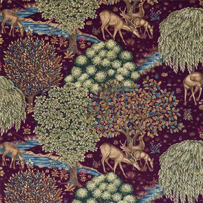 The Brook Tapestry Red