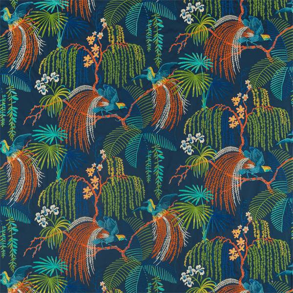 Rain Forest Embroidery Tropical Night