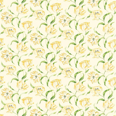 Dancing Tulips 221951 Primrose/Green