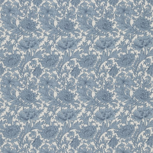 Chrysanthemum Toile DMCOCH203 Woad/Chalk