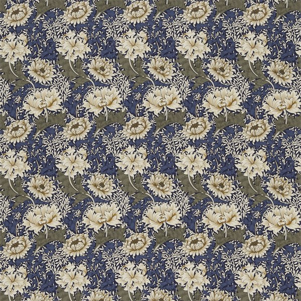 Chrysanthemum DMFPCH207 Indigo/Cream