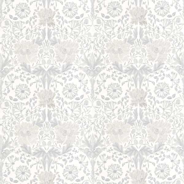 Pure Honeysuckle & Tulip Embroidery Lightish Grey