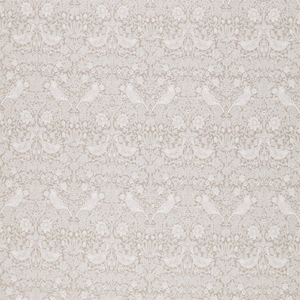 Pure Strawberry Thief Embroidery Flax