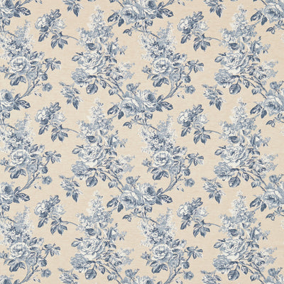 Sorilla Damask Indigo/Linen
