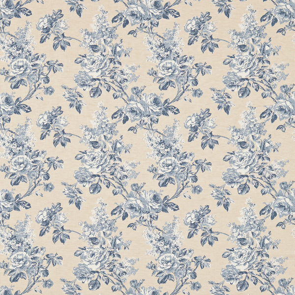 Sorilla Damask Indigo/Linen