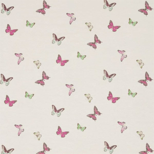Butterfly Voile Fuchsia/Cream