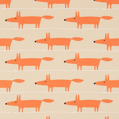 Mr Fox Tangerine/Linen