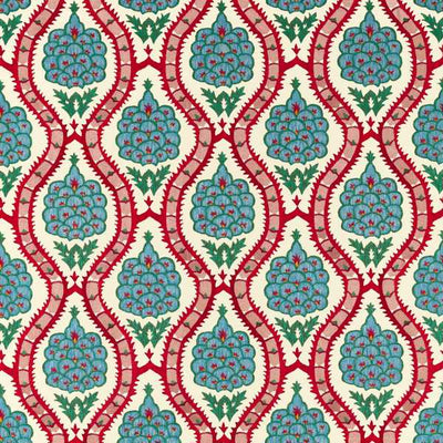 Anar Trellis Serpentine/Crimson