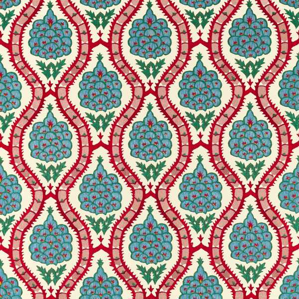 Anar Trellis Serpentine/Crimson