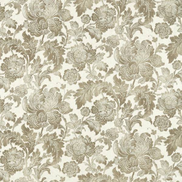 Gilded Damask Snow Linen
