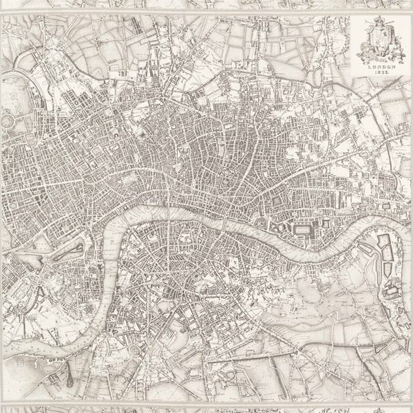 London Maps 1832 Silver